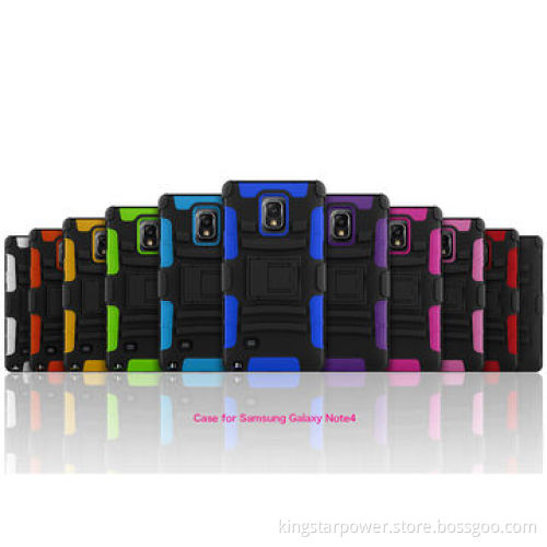 Case for Samsung Galaxy Note4/N910/Note 4 with Kickstand and Locking Belt Swivel Clip/Hybrid HolsterNew